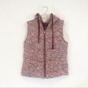 Rue 21 hooded zipper vest